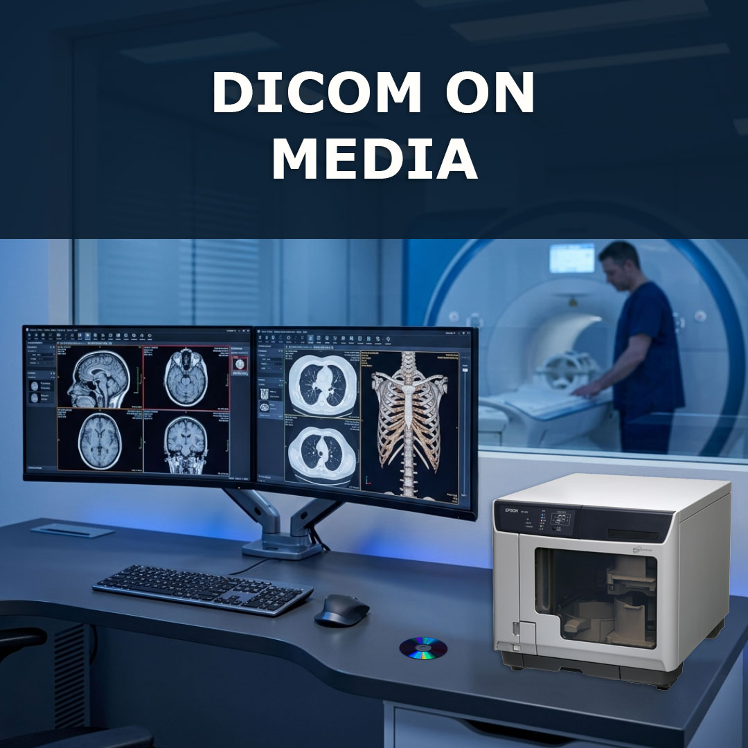 EPSON Discproducer for automated creation of DICOM patient CDs and DVDs